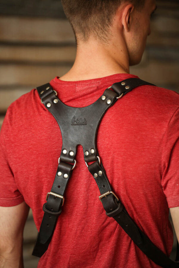 Leather Camera Harness model "NEWTON" 4