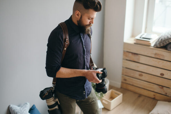 Leather Camera Harness model "ROCK" 8