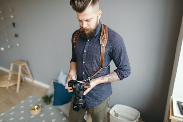 Leather Camera Harness model "ROCK" 10