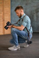 Leather Camera Harness model "ROCK HOLE" 10