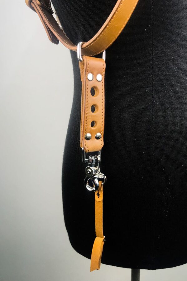 Leather Camera Harness model "NEWTON HOLE" 12