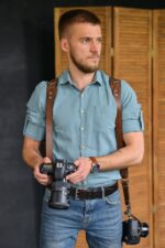 Leather Camera Harness model "KELT" 7