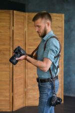 Leather Camera Harness model "KELT" 10