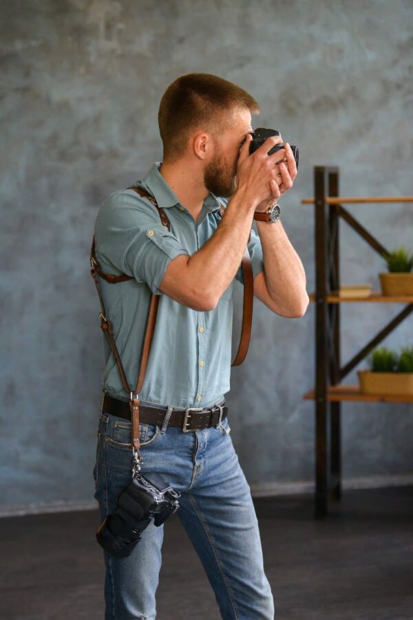 Leather Camera Harness model "KELT" 15