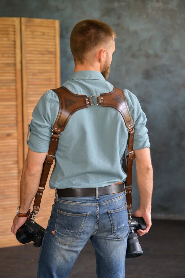 Leather Camera Harness model "KELT" 18