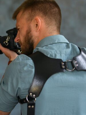 Leather Camera Harness model "nKELT" 7