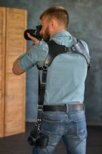 Leather Camera Harness model "nKELT" 8