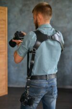 Leather Camera Harness model "nKELT"