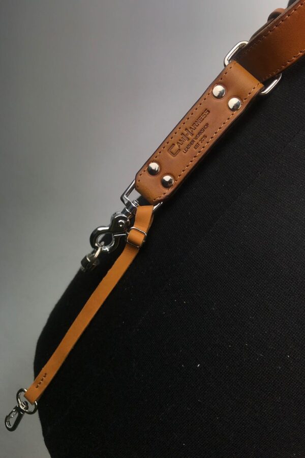 Leather Camera Harness model "ALEX K7" 9
