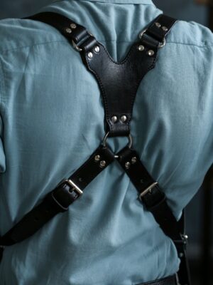 Leather Camera Harness model "ALEX K8" 6