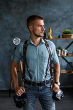 Leather Camera Harness model "Suspender" 11