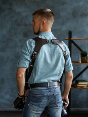 Leather Camera Harness model 'KELT PRO" 01