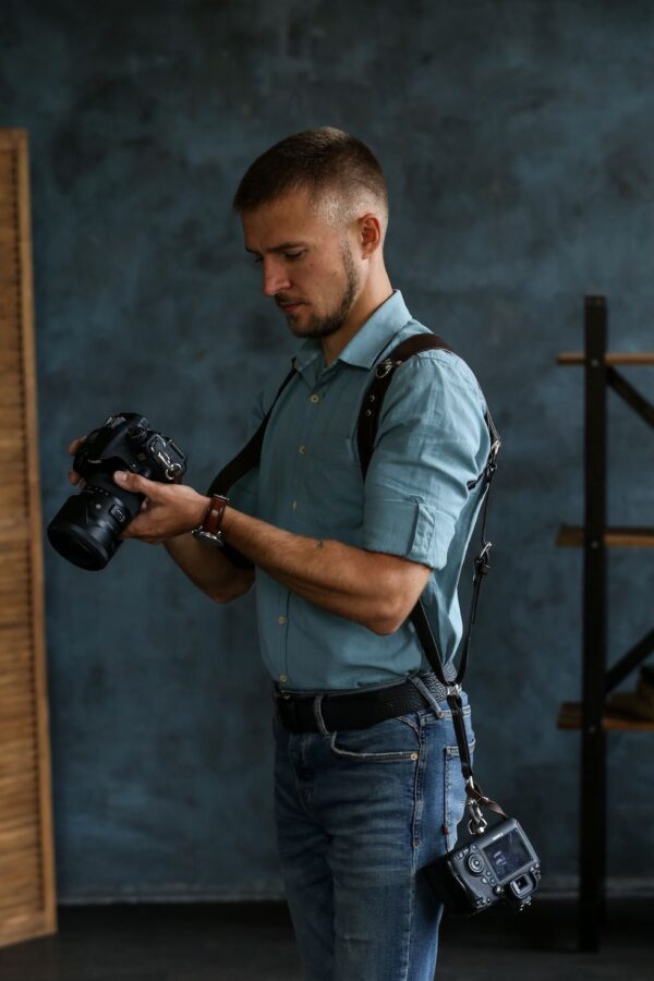 Leather Camera Harness model 'KELT PRO" 03