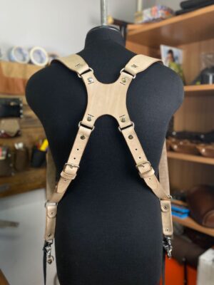 Leather Camera Harness model “Slon” 02