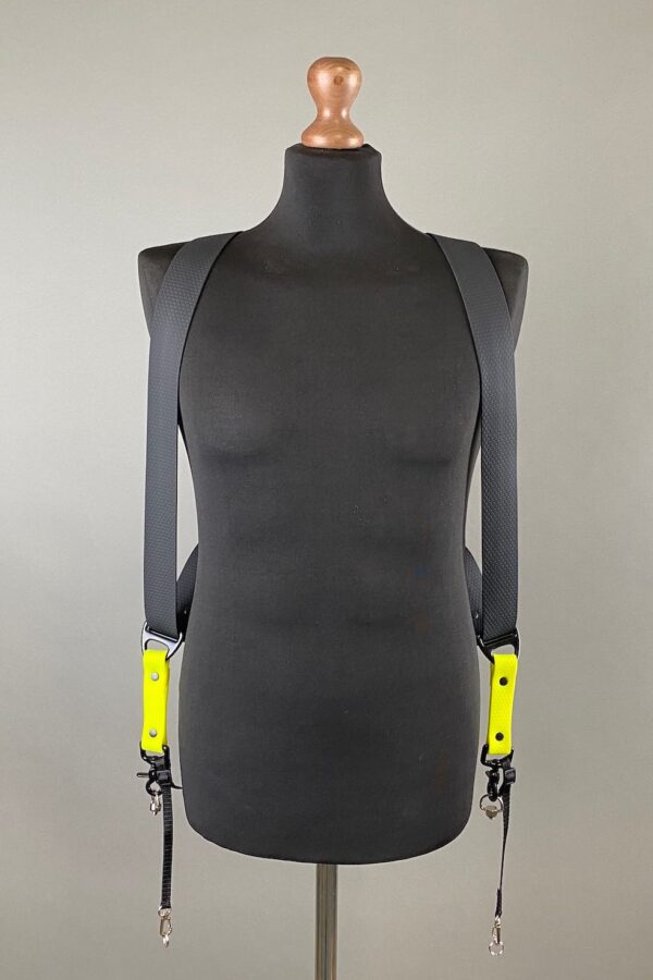 Waterproof Webbing Dual Camera Strap Pro with yellow 01